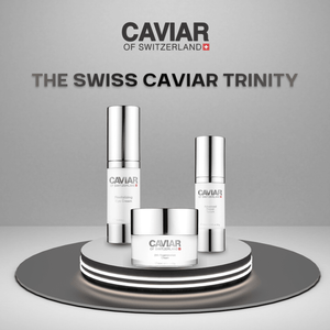 The Swiss Caviar Trinity set displayed together